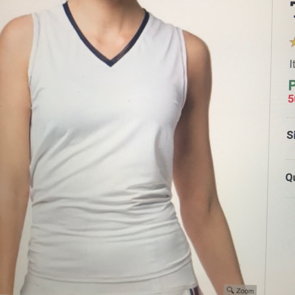 Lucky in Love Muscle V Tie Back Tank